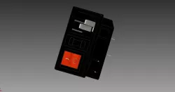 240 AC power socket with fuse and switch