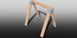 3D printable saw horse