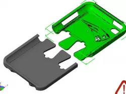 4g iPod  Patriots dovetail case