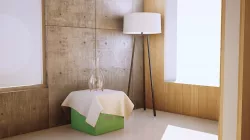 AceViz Floor and Pendant Lamps for ArchViz  - customizable 3D model