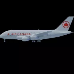 Air Canada 3D Model Airbus A380 3D model