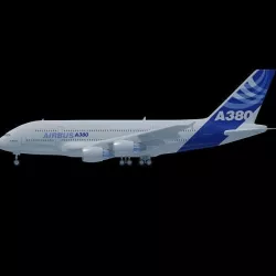 Airbus A380 3D model