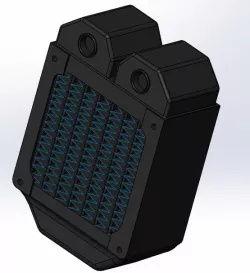 ALPHACOOL NEXXXOS XT45 80MM SINGLE RADIATOR
