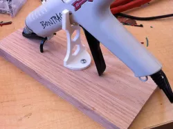 Arrow TR550 hot glue gun mount