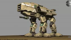  AW-12 Mastodon GDI Heavy assault walker 3D model