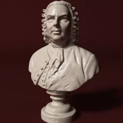 Bach Bust 3D model