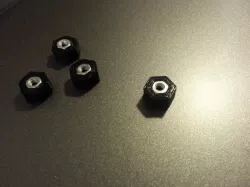 Bed leveling nut M3