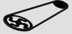 Bicycle chain and sprocket