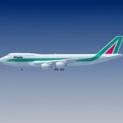 Boeing 747 Alitalia 3D model