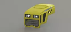  Bonnet of the tractor