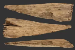 Broken Plank Low-poly  3D model