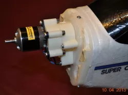 Brushless motor mount adapter for RC airplane