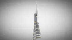 Burj Khalifa 3D model