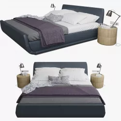 CACCARO DODO Bed 3D model