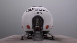 Capsule Corporation Spaceship Low-poly  3D model