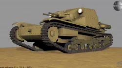   Carro veloce CV 33 II L 3 33 tankette 3D model