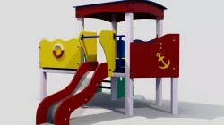 Children slide 3D model