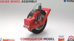 Corrugator Model (Gauge Wheel Assembly)