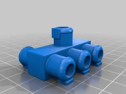 Coupling straight 90 straight 11mm
