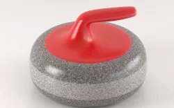 Curling stone 3D model