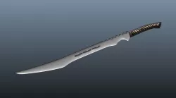 Dagger Low-poly  3D model