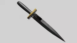Dagger Low-poly  3D model
