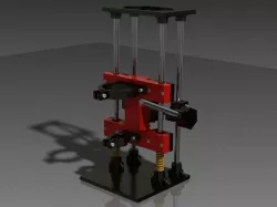 Drill press for a Dremel