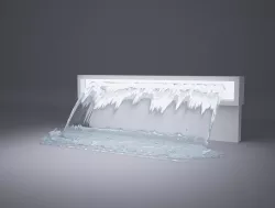Fountain real flow animated 3D model