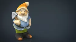 Garden Gnomo 2 Low-poly  3D model