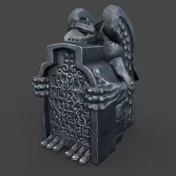 gargoyle Low-poly  3D model