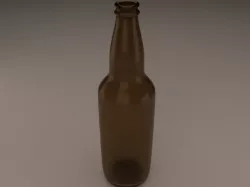 Glass bottle 3D model