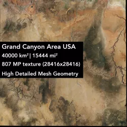 Grand Canyon Area USA 3D model