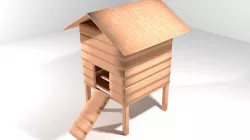 Hen House - Type 1 3D model