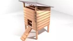 Hen House - Type 2 3D model