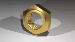 Hex Nut 3D model