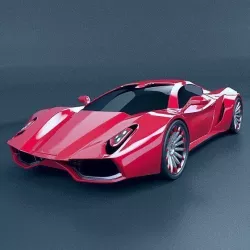 HyperOn supercar concept 3D model