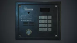 Intercom System PBR Game Ready Low-poly  3D model