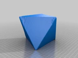Isometric Crystal Model (Octohedron)