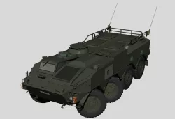 Japan Ground Self-Defense Force Type96 APC Default Color 3D model