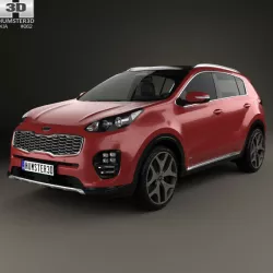 Kia Sportage GT-Line 2016 3D model
