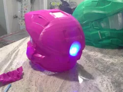 LED modified rear insert for Halo Helmet