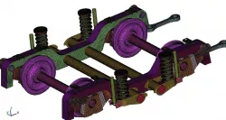 Low-Floor Tramway Bogie