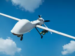 Low Poly PBR Game Ready MQ-1C Drone Low-poly  3D model