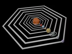 Low poly Solar system Low-poly  3D model
