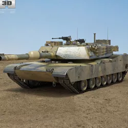 M1A1 Abrams 3D model