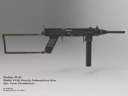 Madsen M.50 Danish Submachine Gun Cal. 9mm Parabellum