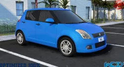 Maruti Swift Optimized Car Low-poly  3D model