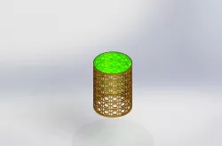 metal body side table