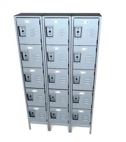metal locker 3D model