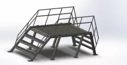 Metal platform